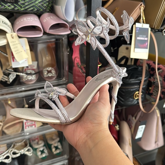 RENE CAOVILLA BUTTERFLIES SANDALS - Picture 9 of 9